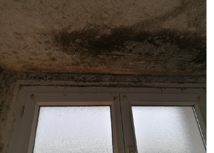 humidité au plafond
