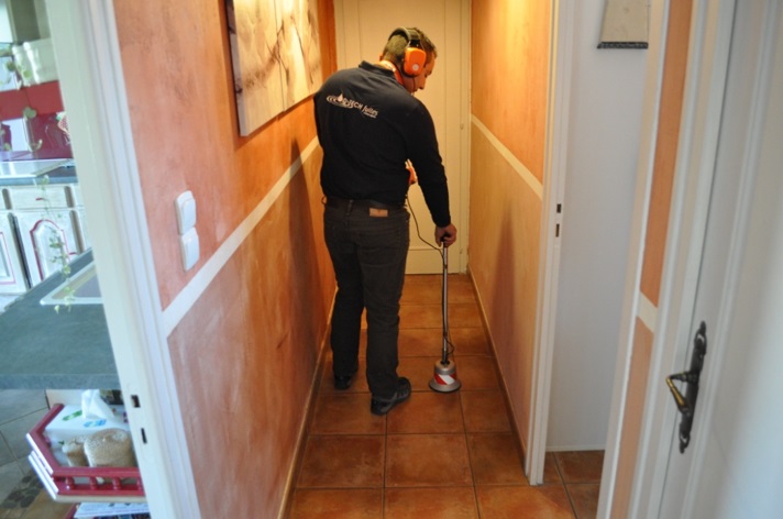 écoute sur réseau de chauffage encastré intérieur